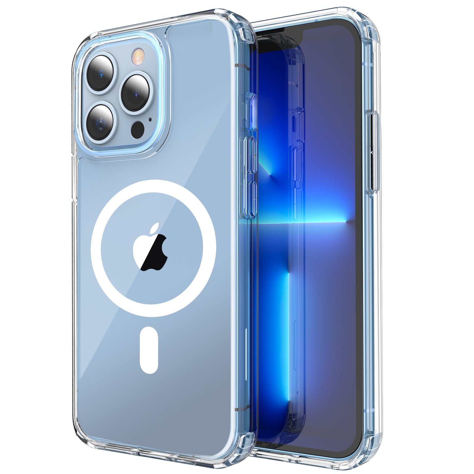 AHASTYLE PC06 For iPhone 13 Pro Compatible with MagSafe Cell Phone Cover HD Clear PC TPU Case Shell AHASTYLE PC06 For iPhone 13 Pro Compatible with MagSafe Cell Phone Cover HD Clear PC TPU Case Shell
